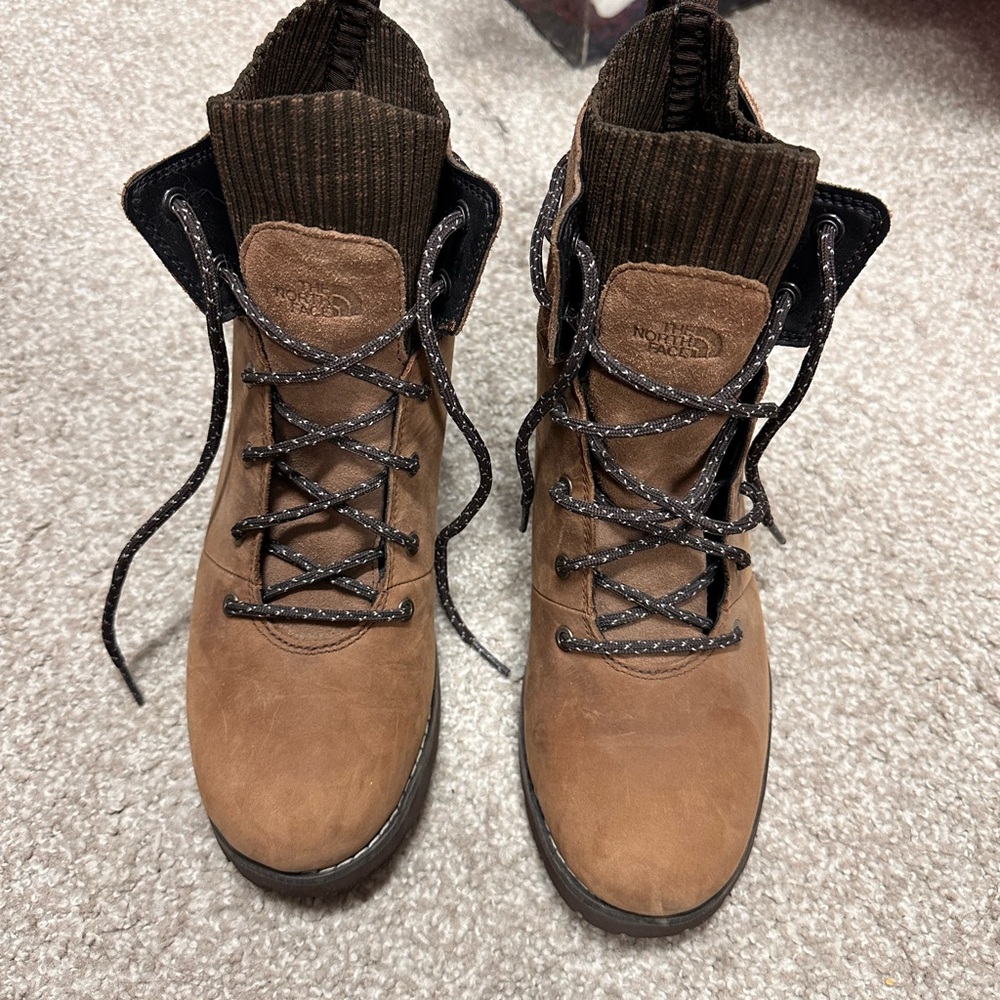 The North Face Brown Lace-Up Boots